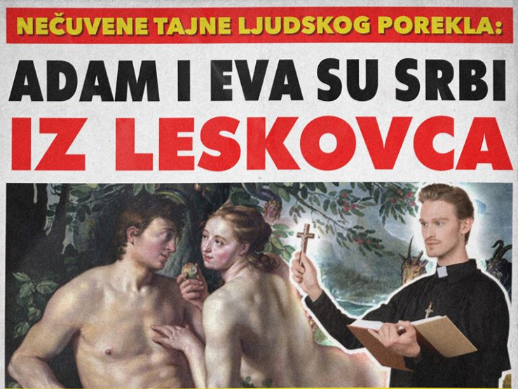 NEVEROVATNO OTKRIĆE: Adam i Eva su SRBI iz LESKOVCA!