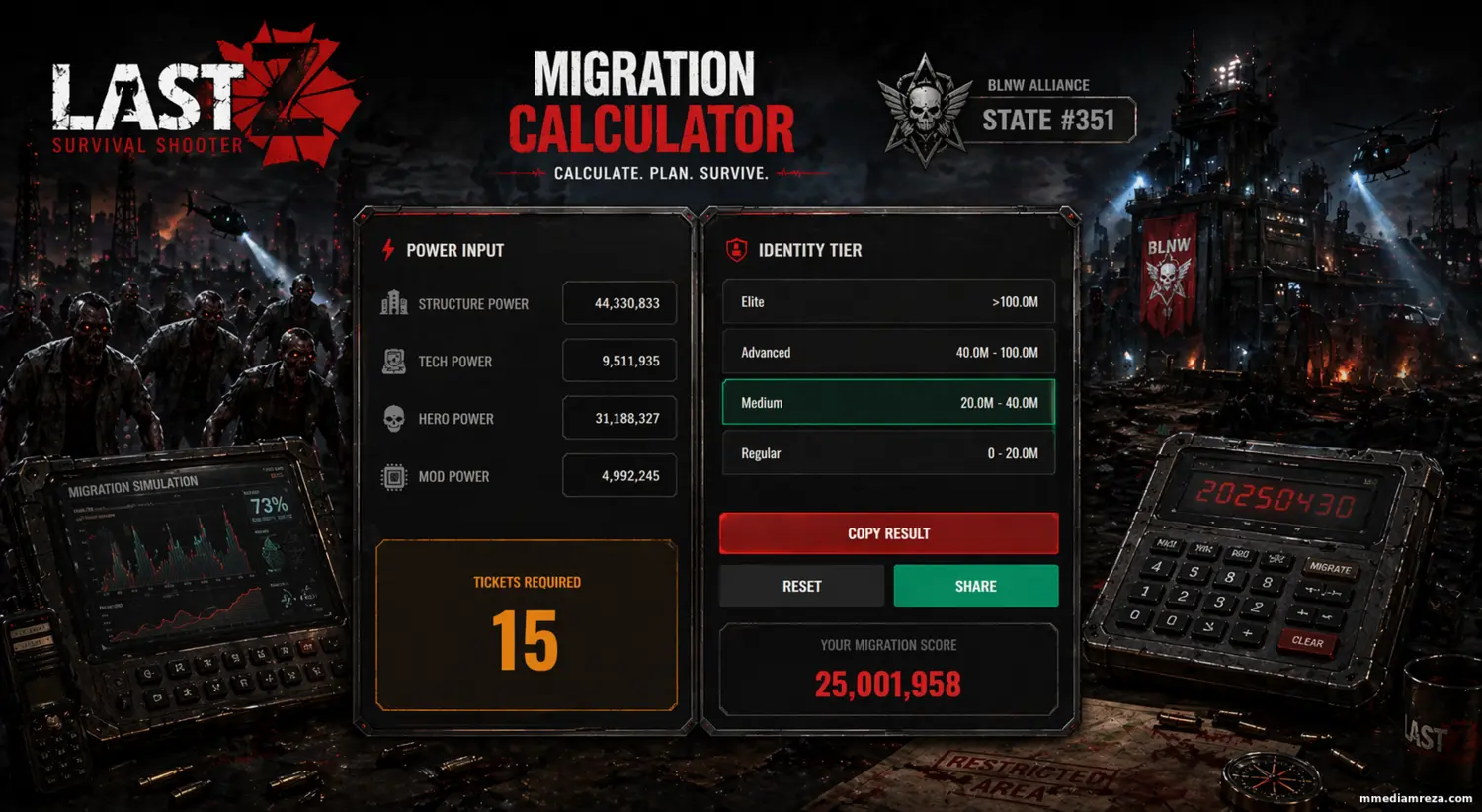 How to Calculate Your Migration Score