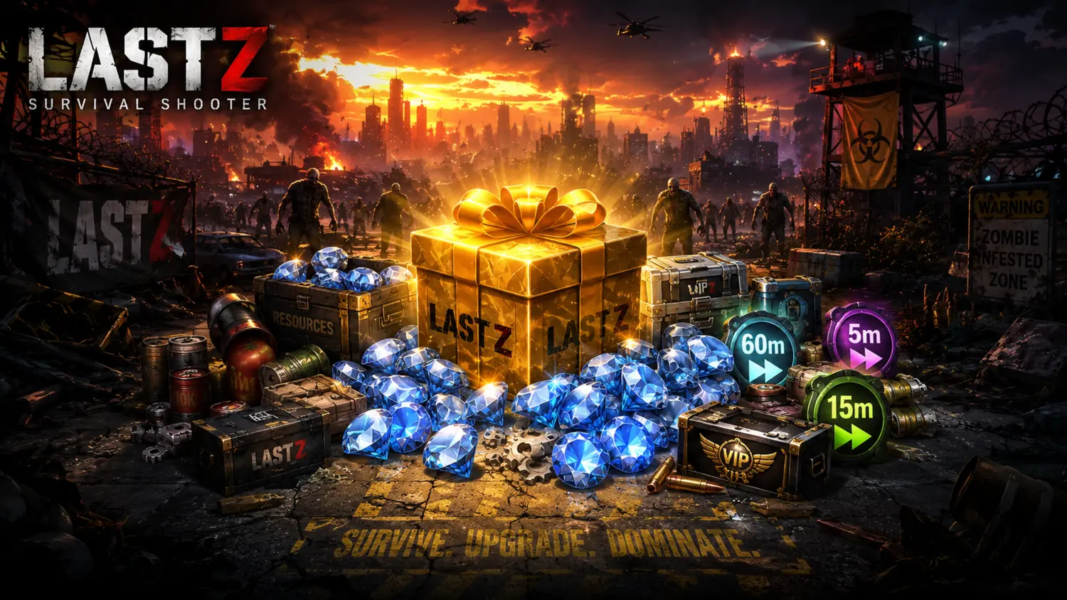 New Last Z Gift Codes This Week: LEVELAGAIN & MIDMONTHMATERIALS