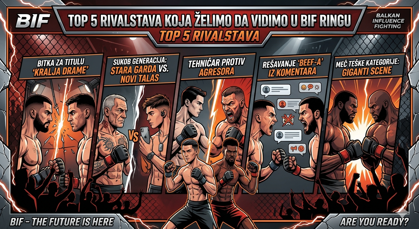 Top 5 BIF rivalstava: Borbe influensera koje region čeka