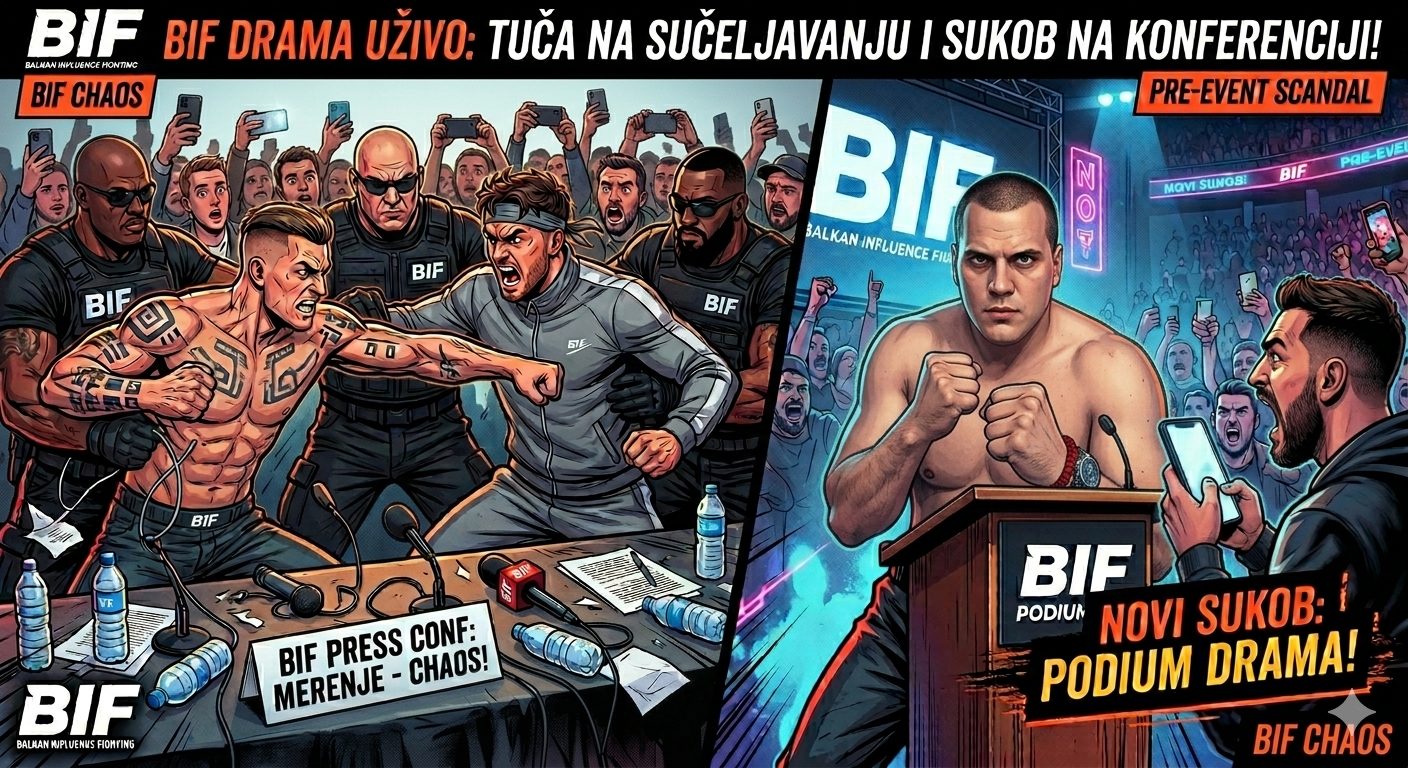 BIF Drama Uživo: Tuča na sučeljavanju i Marko Jack u klinču sa fanovima!