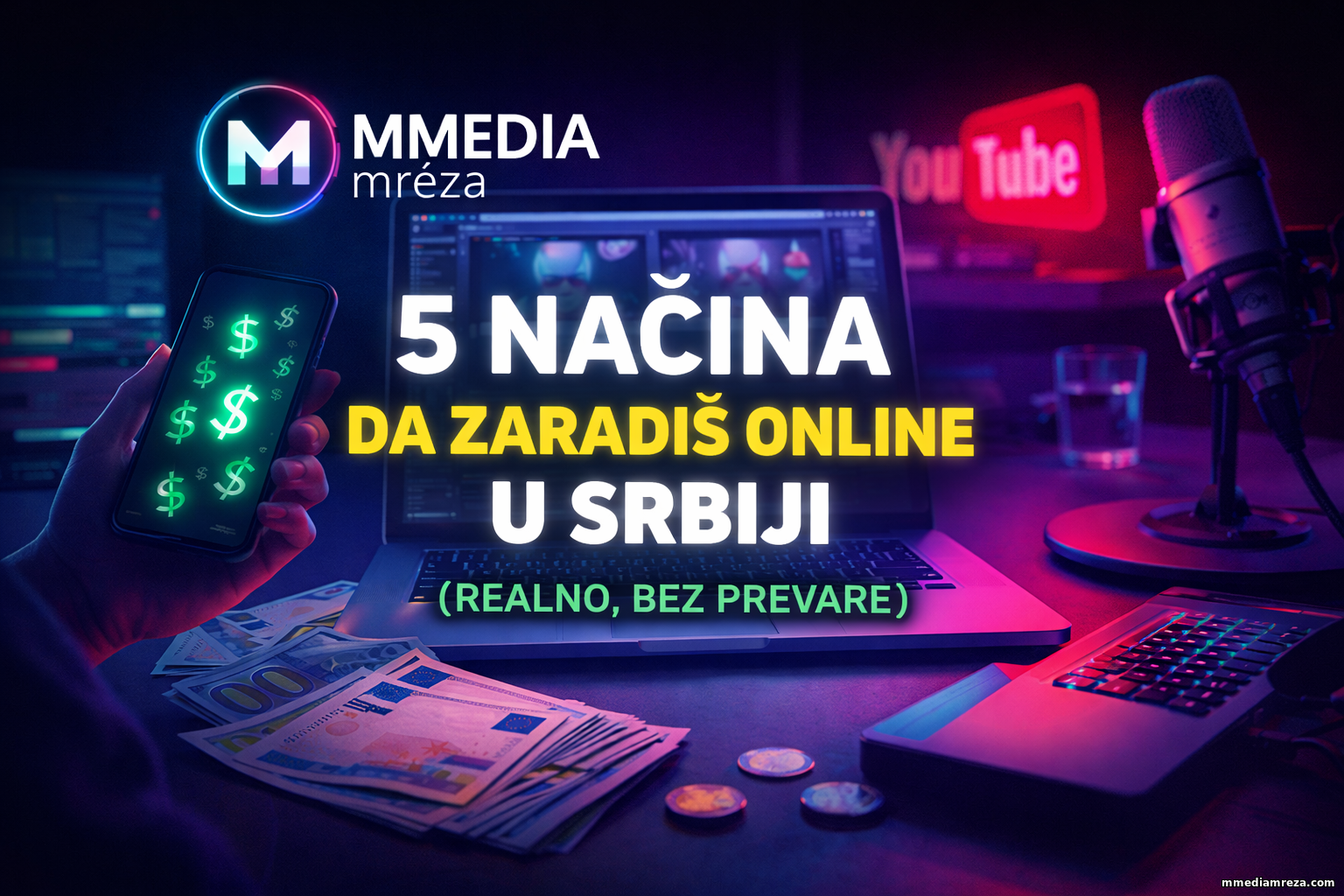 💸 5 načina da zaradiš online u Srbiji (realno, bez prevare)