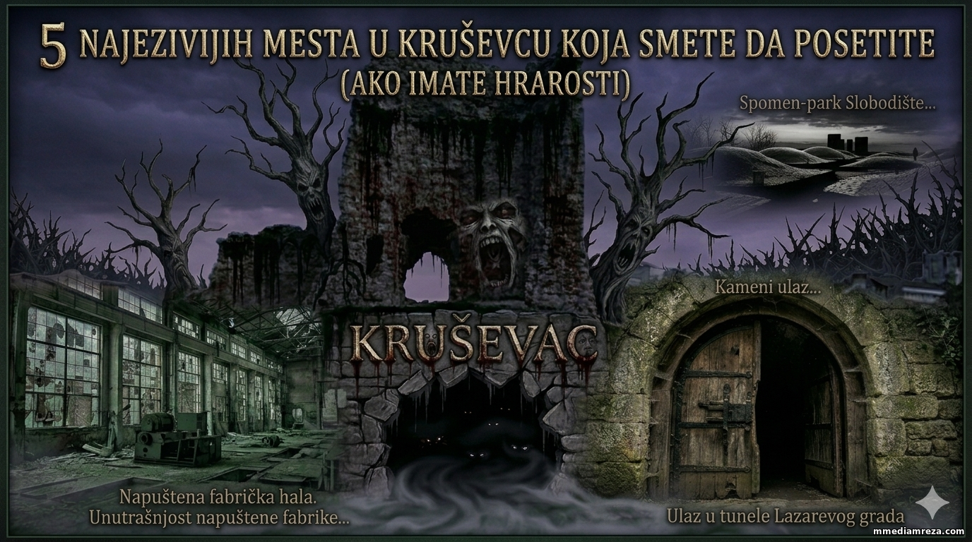 5 najjezivijih mesta u Kruševcu koja smete da posetite (ako imate hrabrosti)