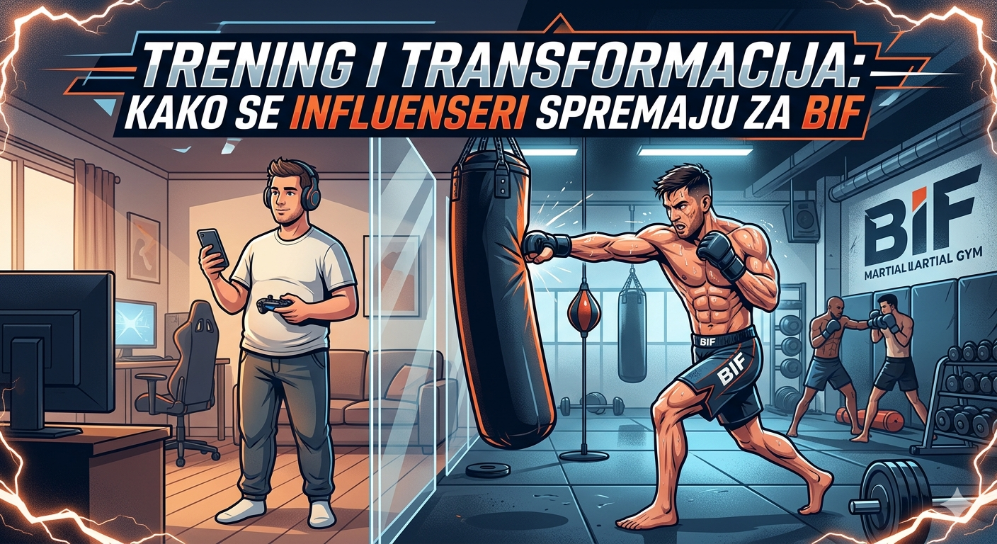 Transformacija influensera za BIF: Od jutjubera do MMA borca