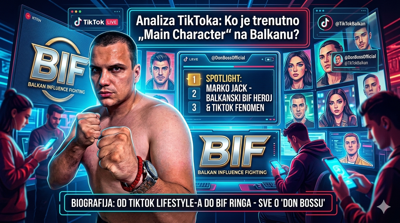 Analiza TikToka: Ko je trenutno „Main Character“ na Balkanu?