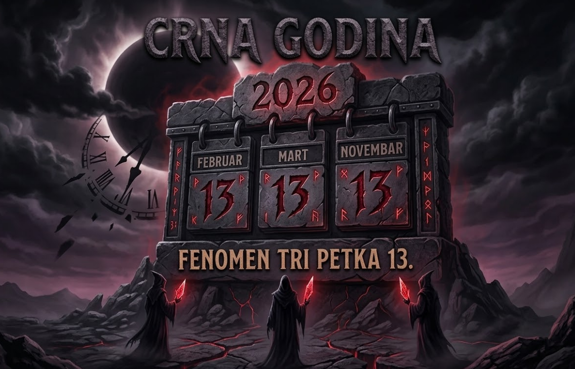 Crna godina 2026: Misterija tri petka trinaesta i šta nam donose
