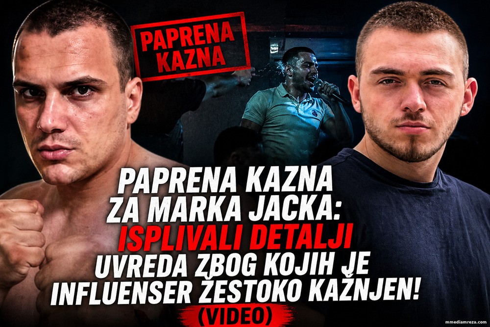PAPRENA KAZNA ZA MARKA JACKA: Isplivali detalji uvreda zbog kojih je influenser žestoko kažnjen! (VI...